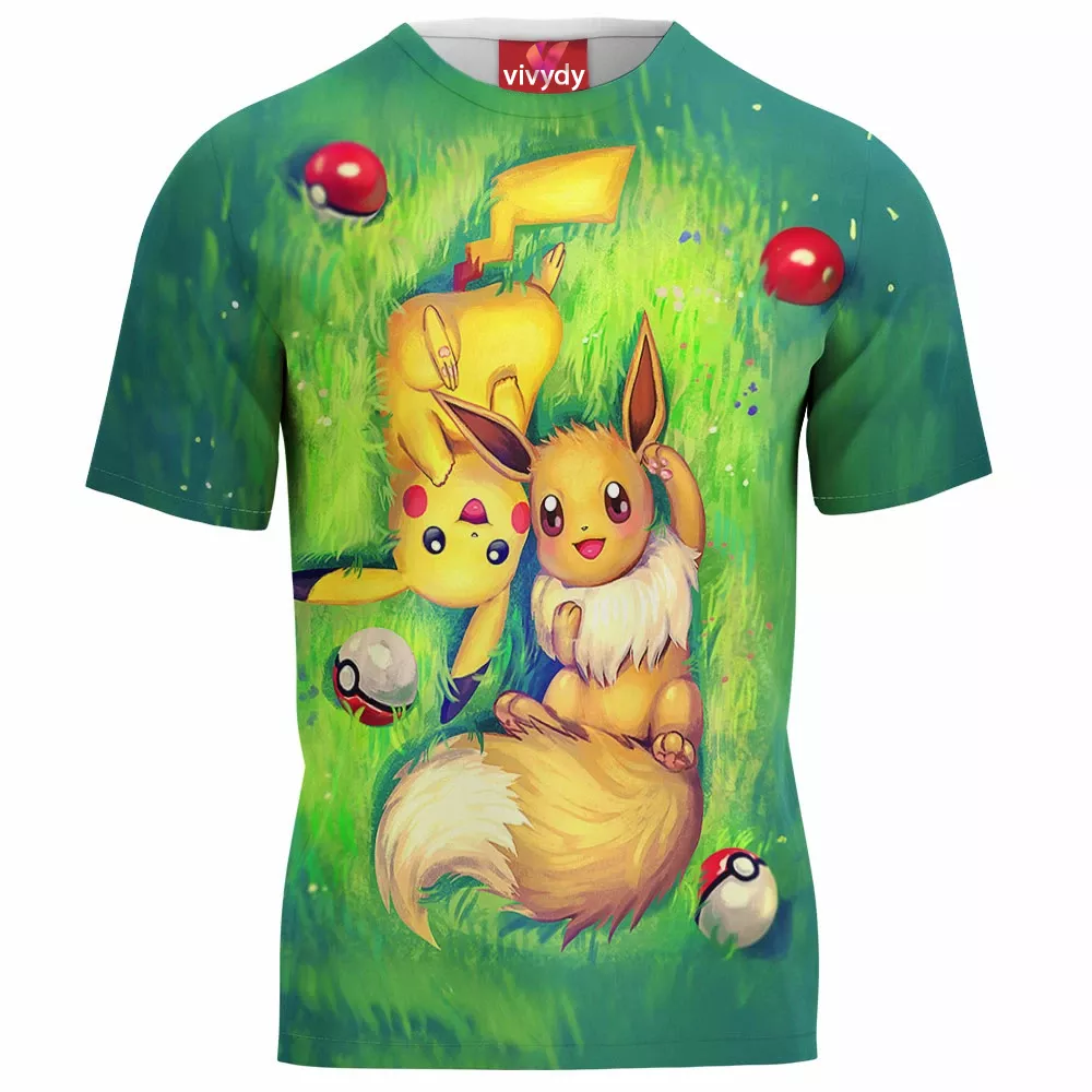 Eevee And Pikachu T-Shirt