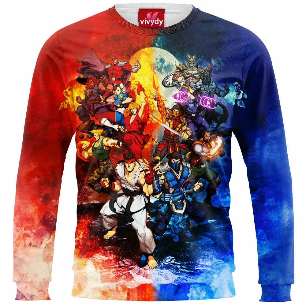 Street Fighter Vs Mortal Kombat Sweatshirt