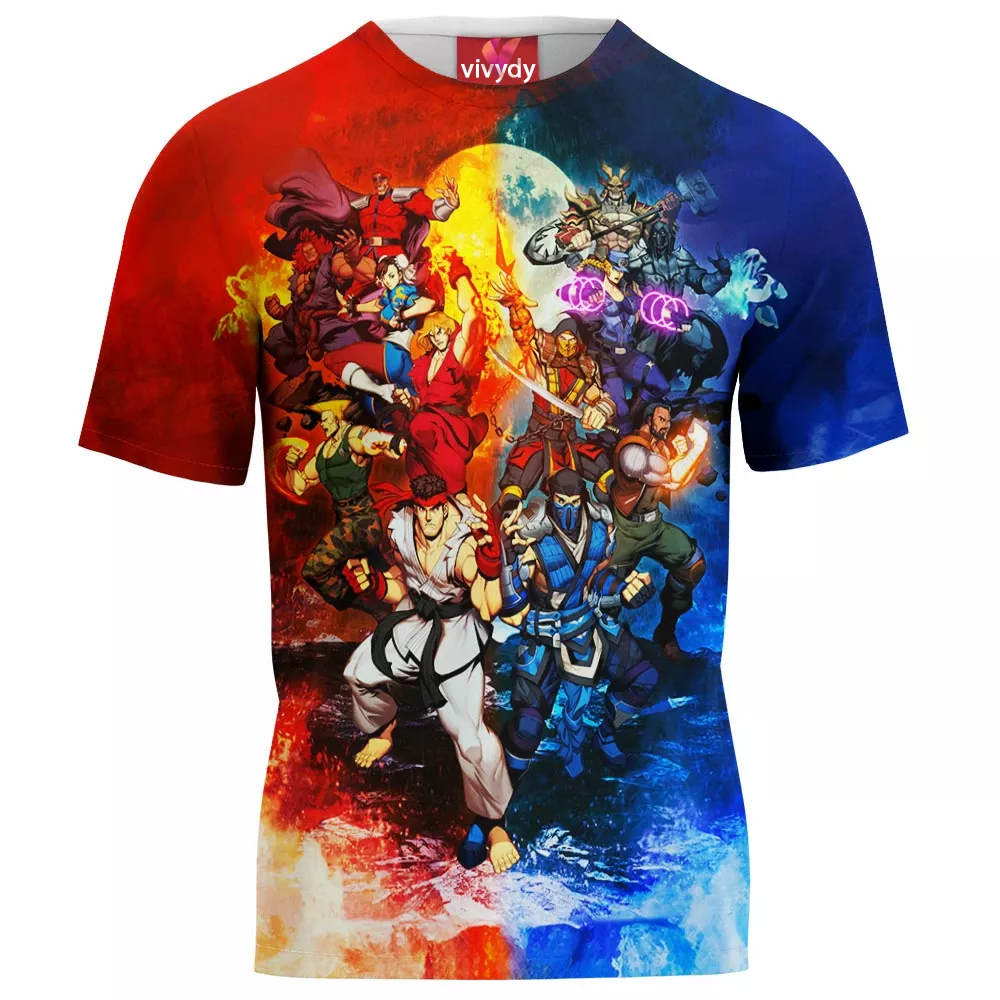 Street Fighter Vs Mortal Kombat T-Shirt