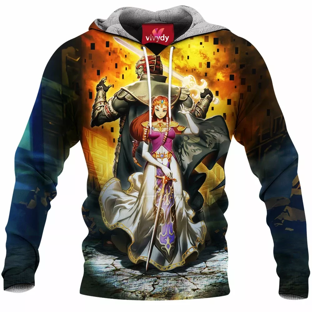 Ganondorf And Zelda Hoodie