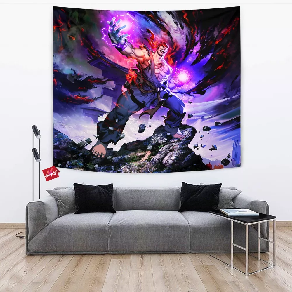 Evil Ryu Tapestry