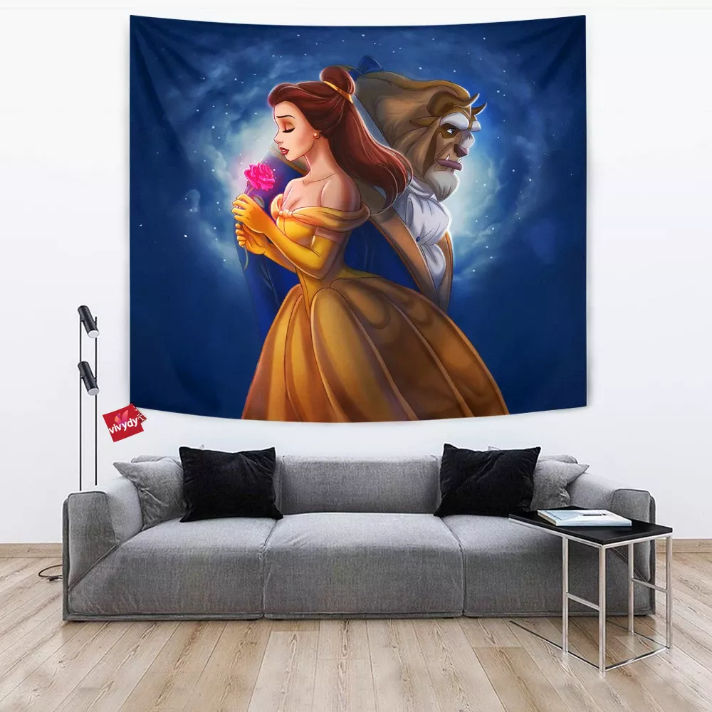 Beauty And The Beast Tapestry