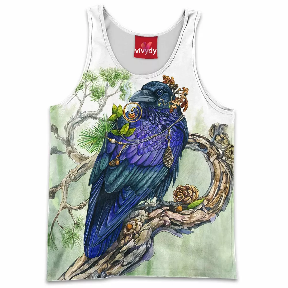 Black Raven Comic Tank Top