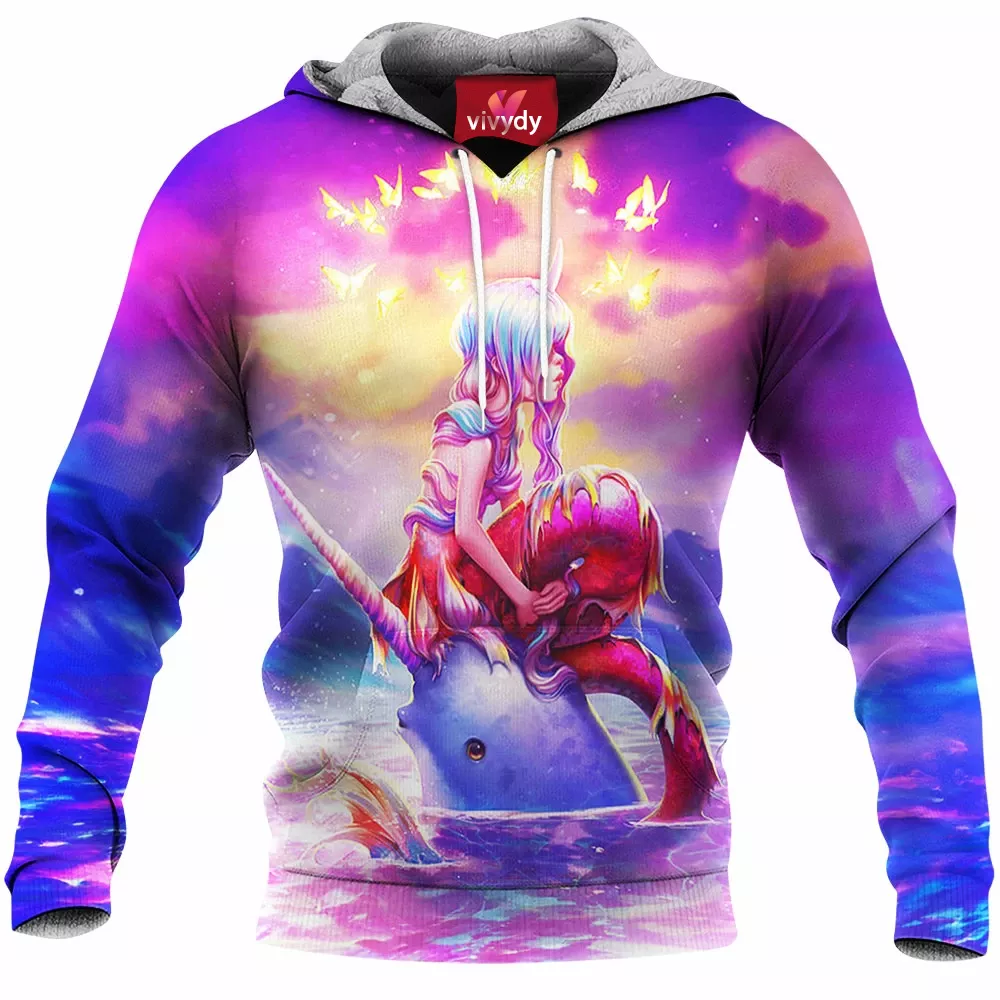 Mermaid Dolphin Hoodie