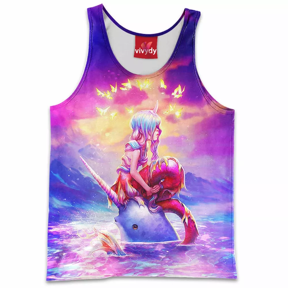 Mermaid Dolphin Tank Top