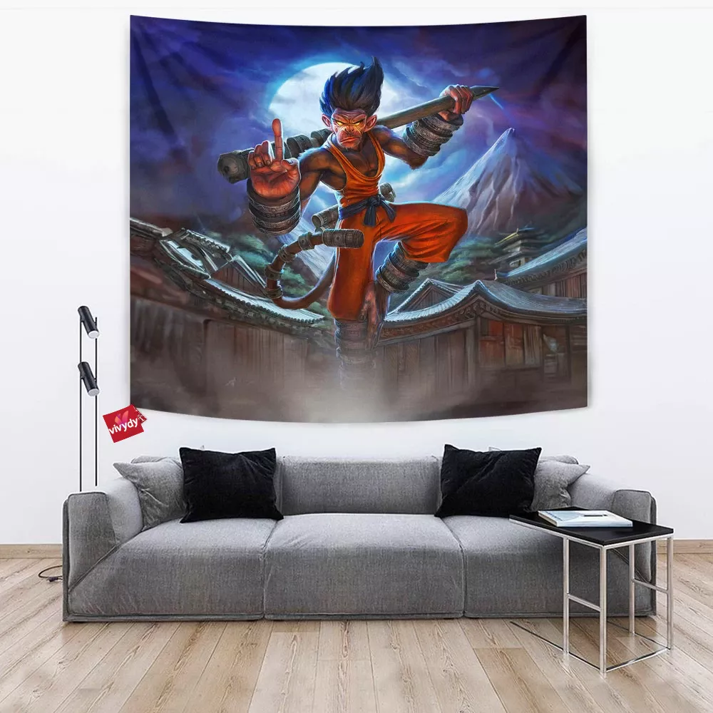 Hun Batz Smite Tapestry