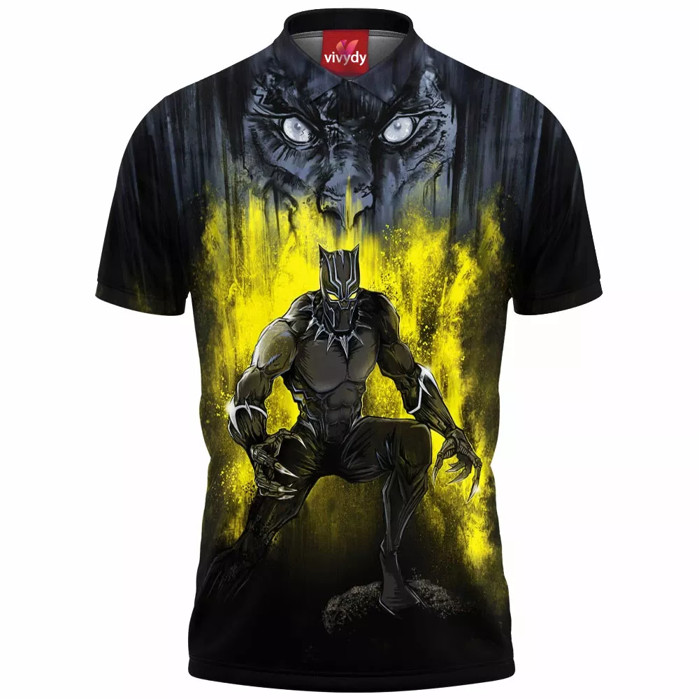 Black Panther Polo Shirt