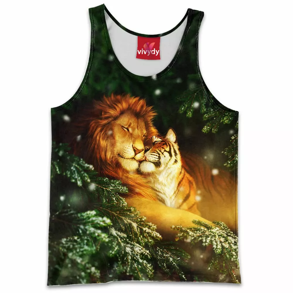 Lion And Tiger Tank Top