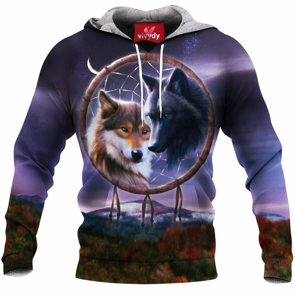 Dreamcatcher Wolf Hoodie