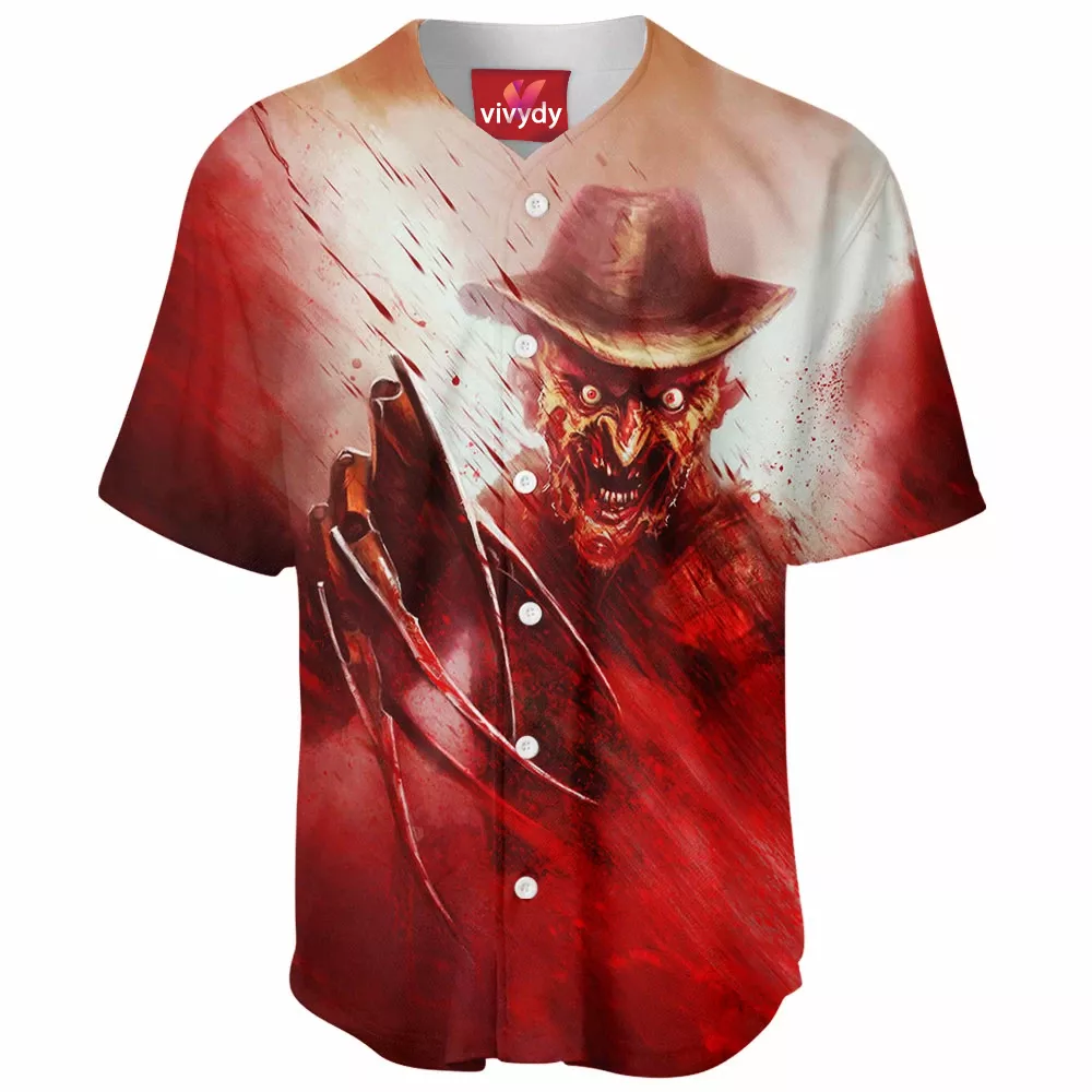 Freddy Krueger Baseball Jersey