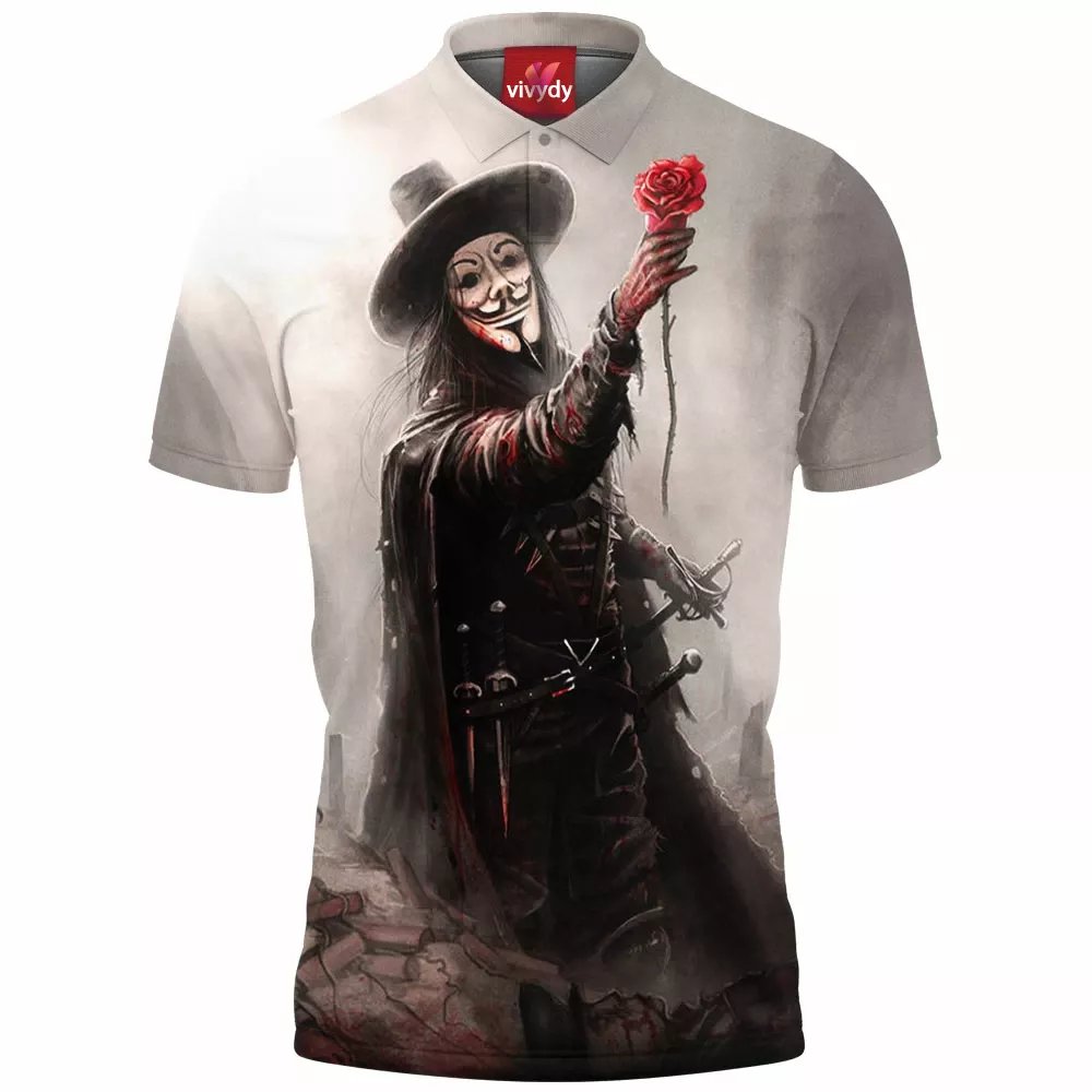 V For Vendetta Polo Shirt