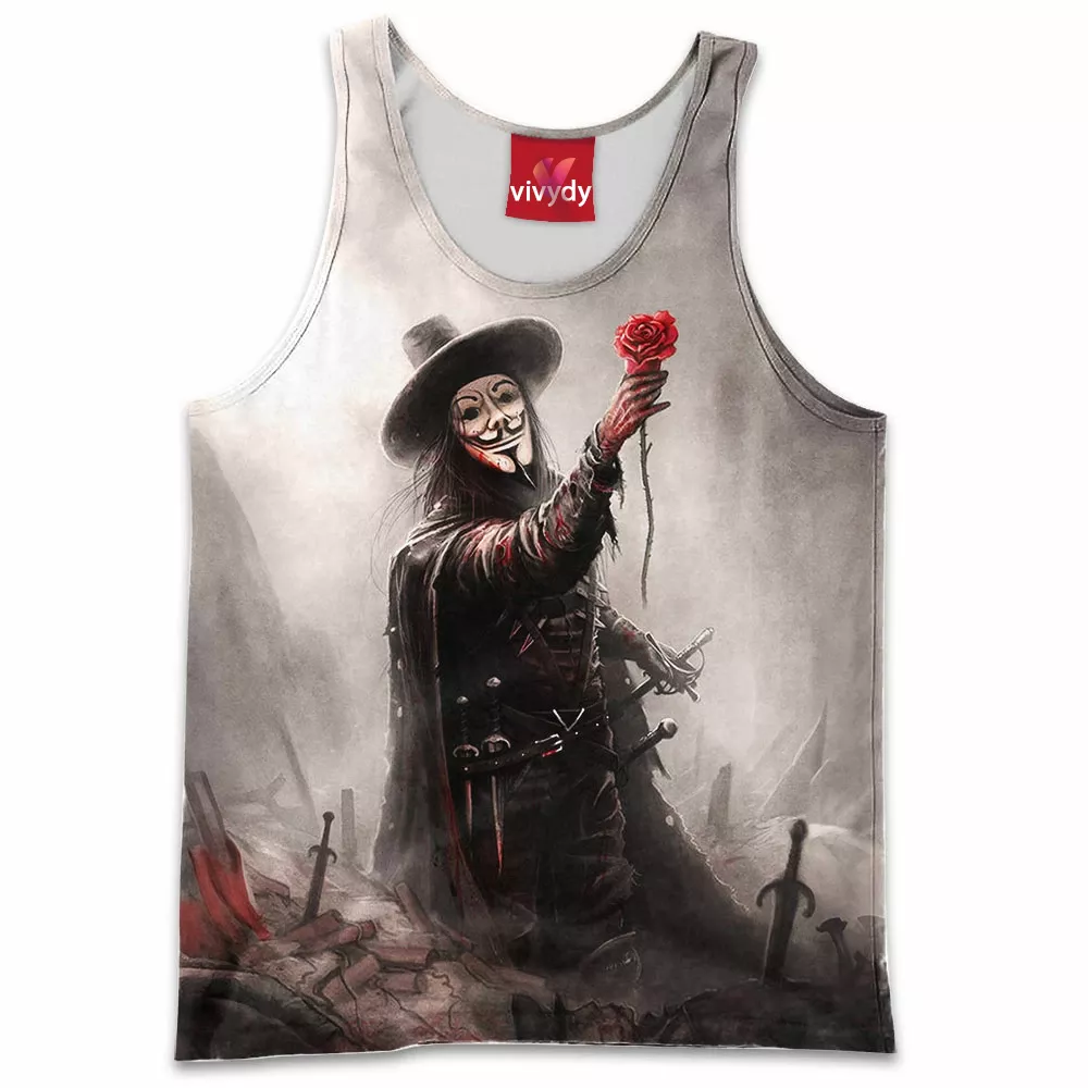 V For Vendetta Tank Top