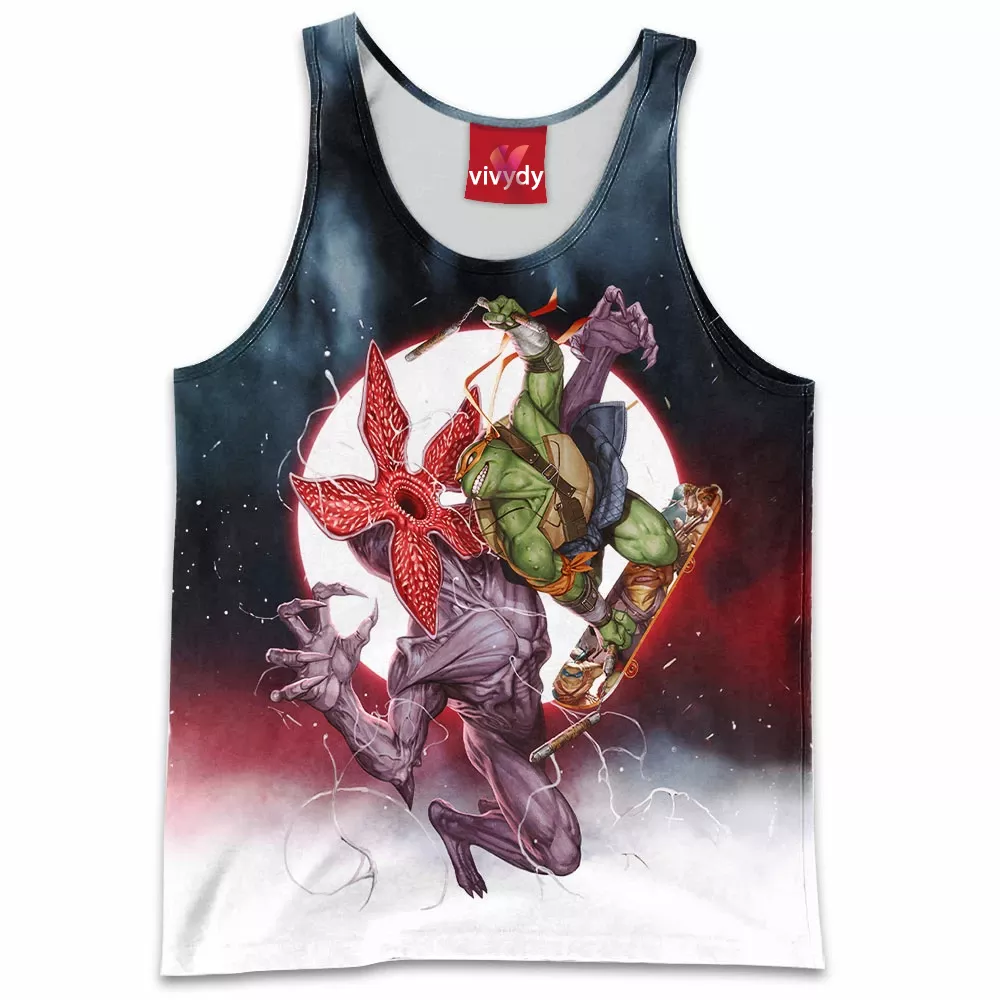 Tmnt Vs Stranger Things Tank Top