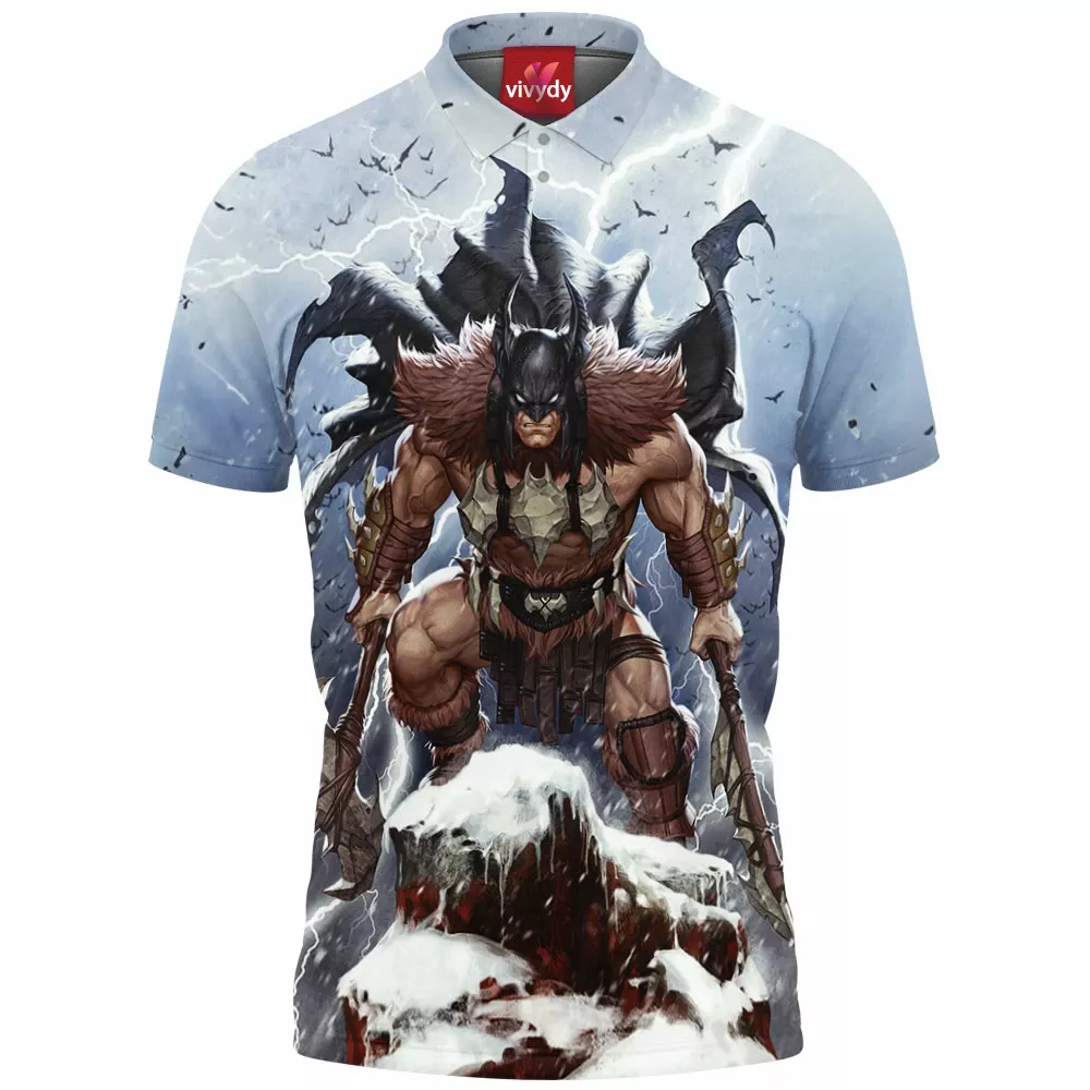 Batman Fighting The Frozen Polo Shirt