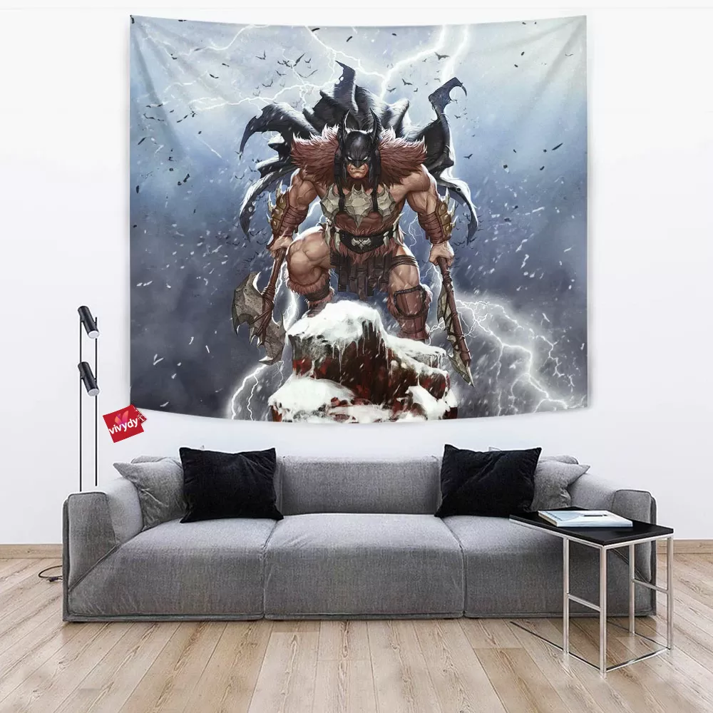 Batman Fighting The Frozen Tapestry