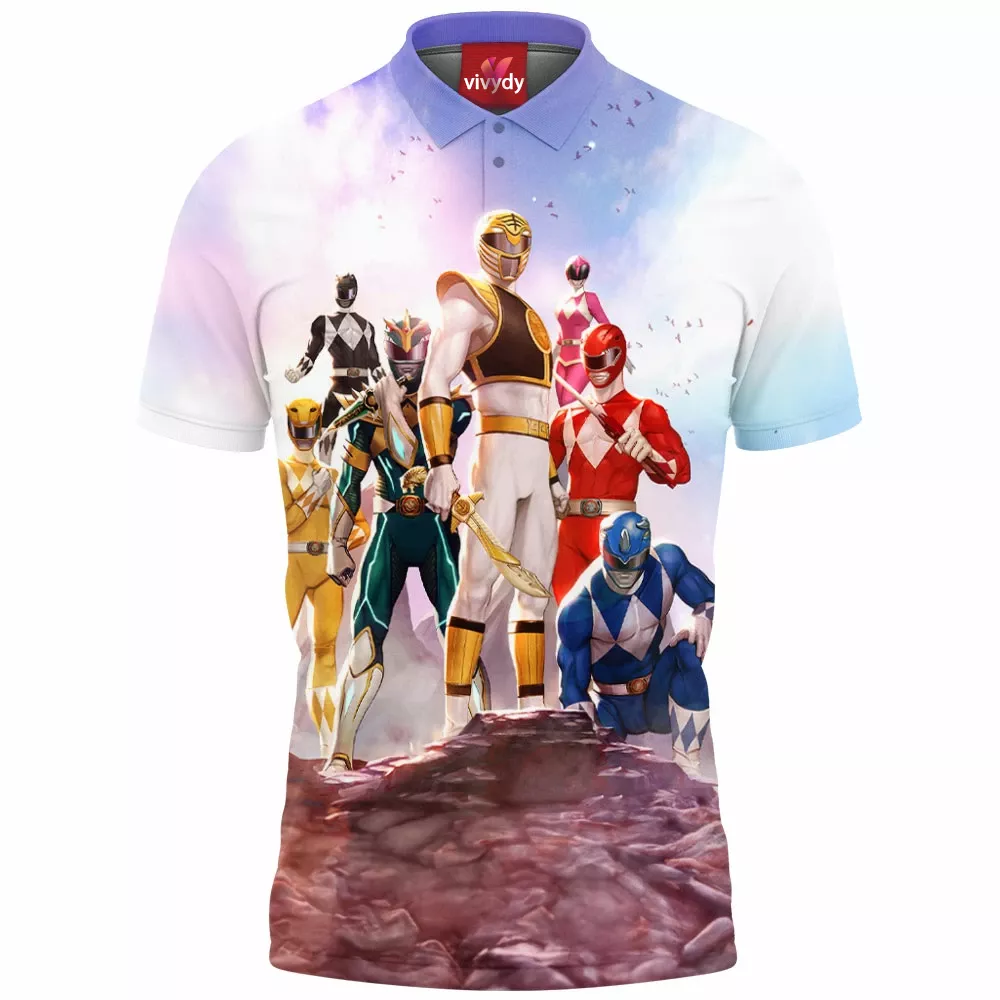 Power Rangers Mighty Morphin Polo Shirt