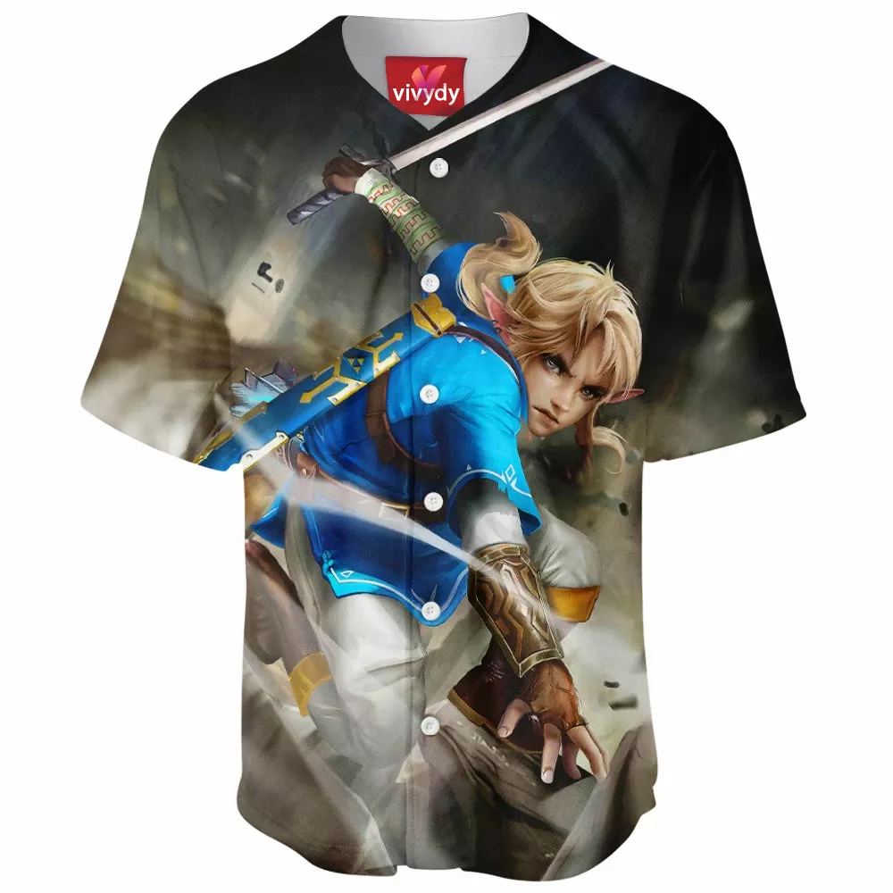 Breath Of The Wild Link Zelda Baseball Jersey