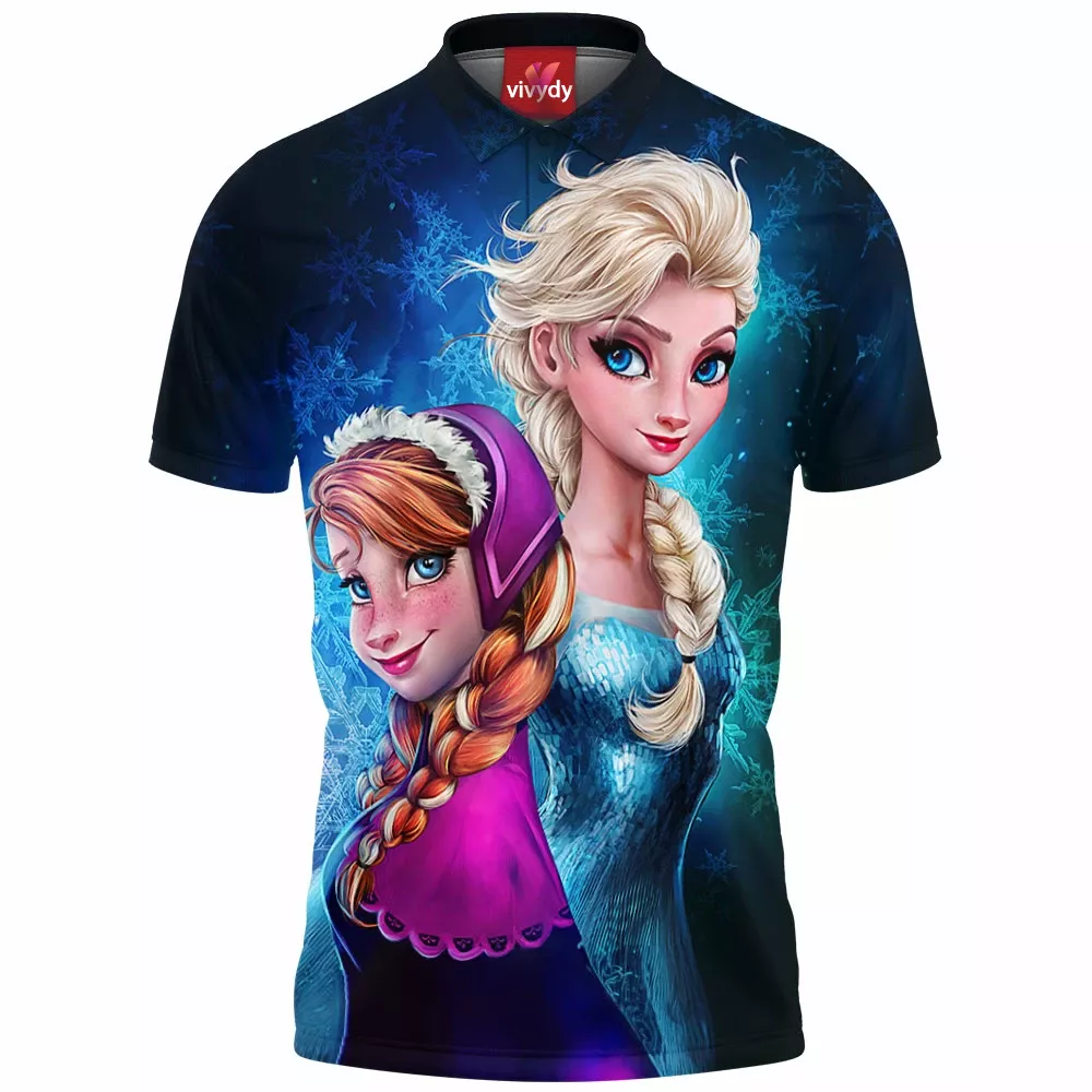 Let It Go Frozen Polo Shirt