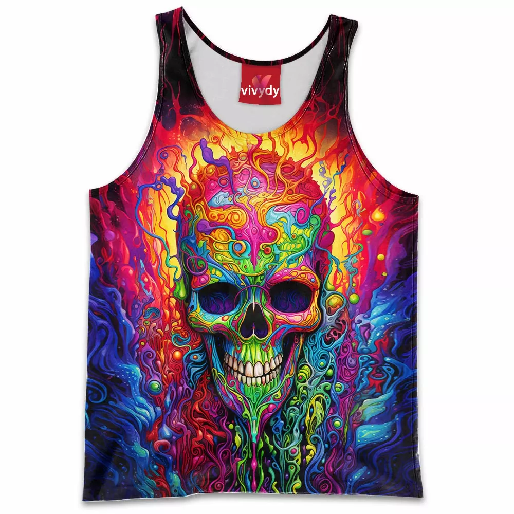 Colorful Skull Tank Top