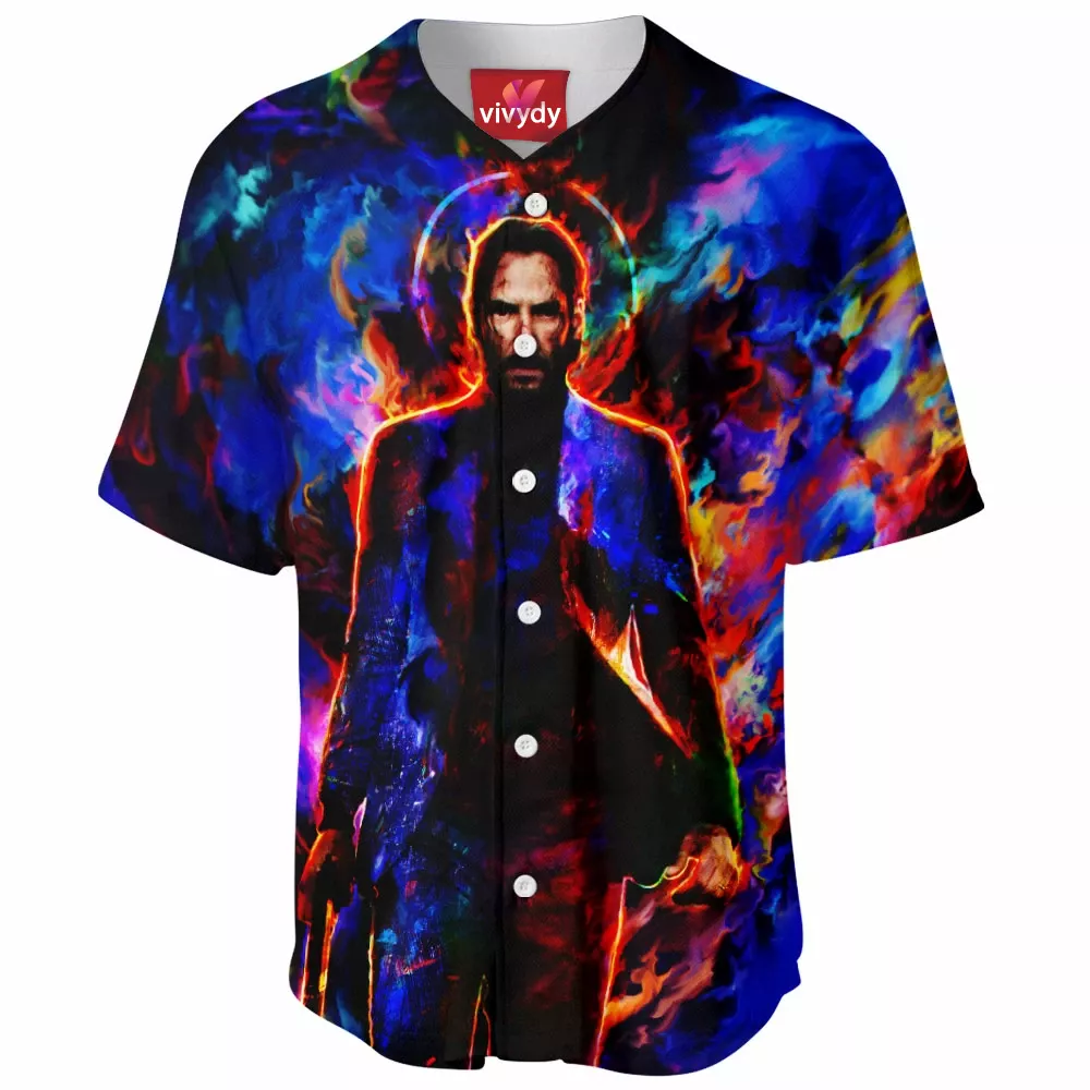 John Wick Keanu Reeves Baseball Jersey