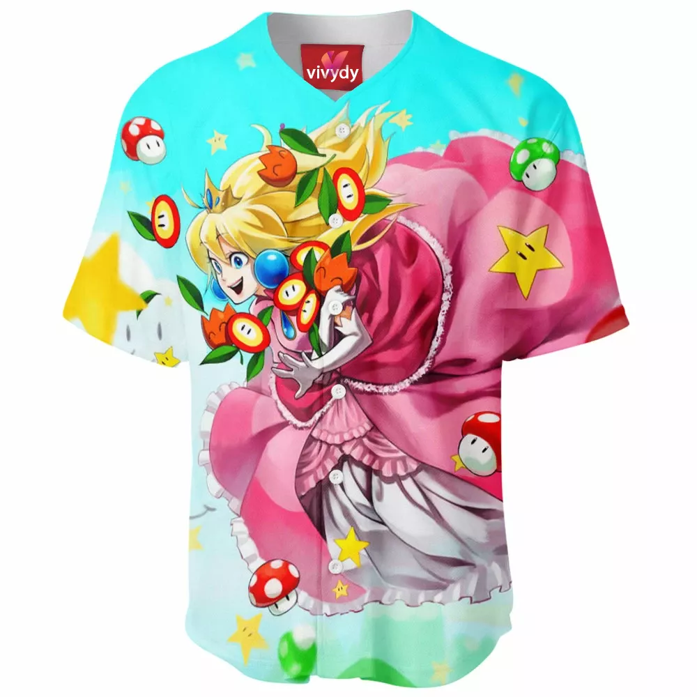 Princess Peach Baseball Jersey