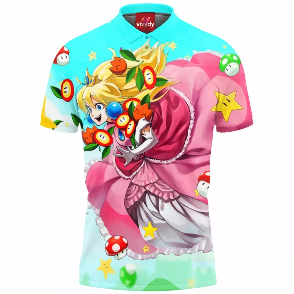 Princess Peach Polo Shirt