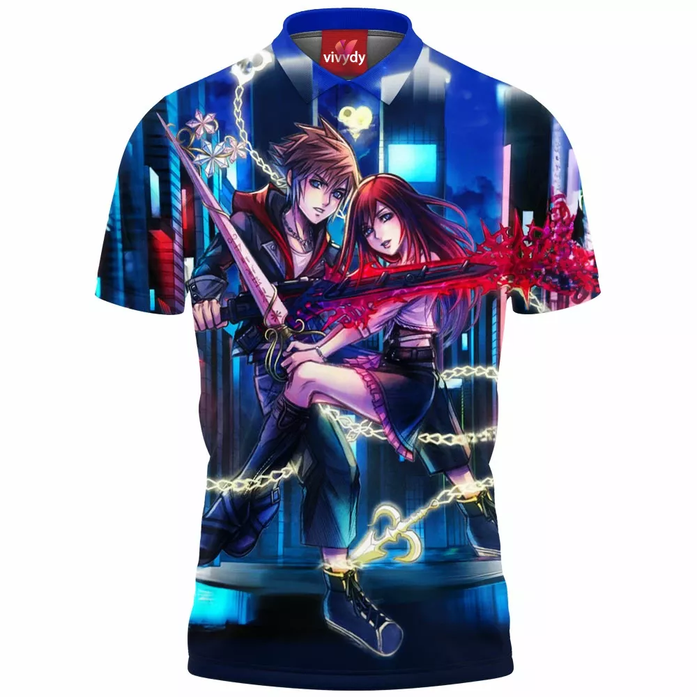 Sora And Kairi Polo Shirt