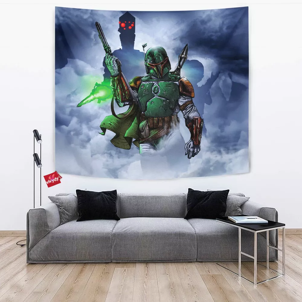 Boba Fett And The Bounty Hunters Tapestry