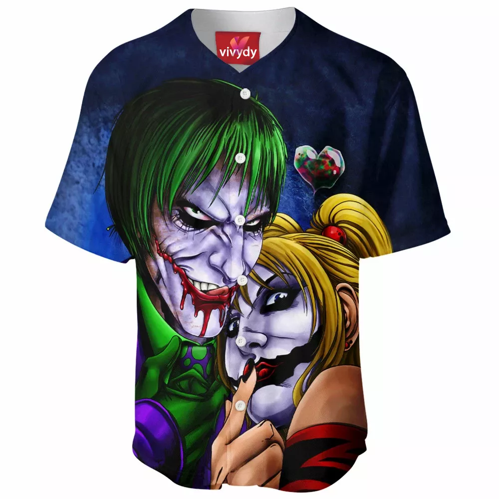 Joker And Harley Baseball Jersey