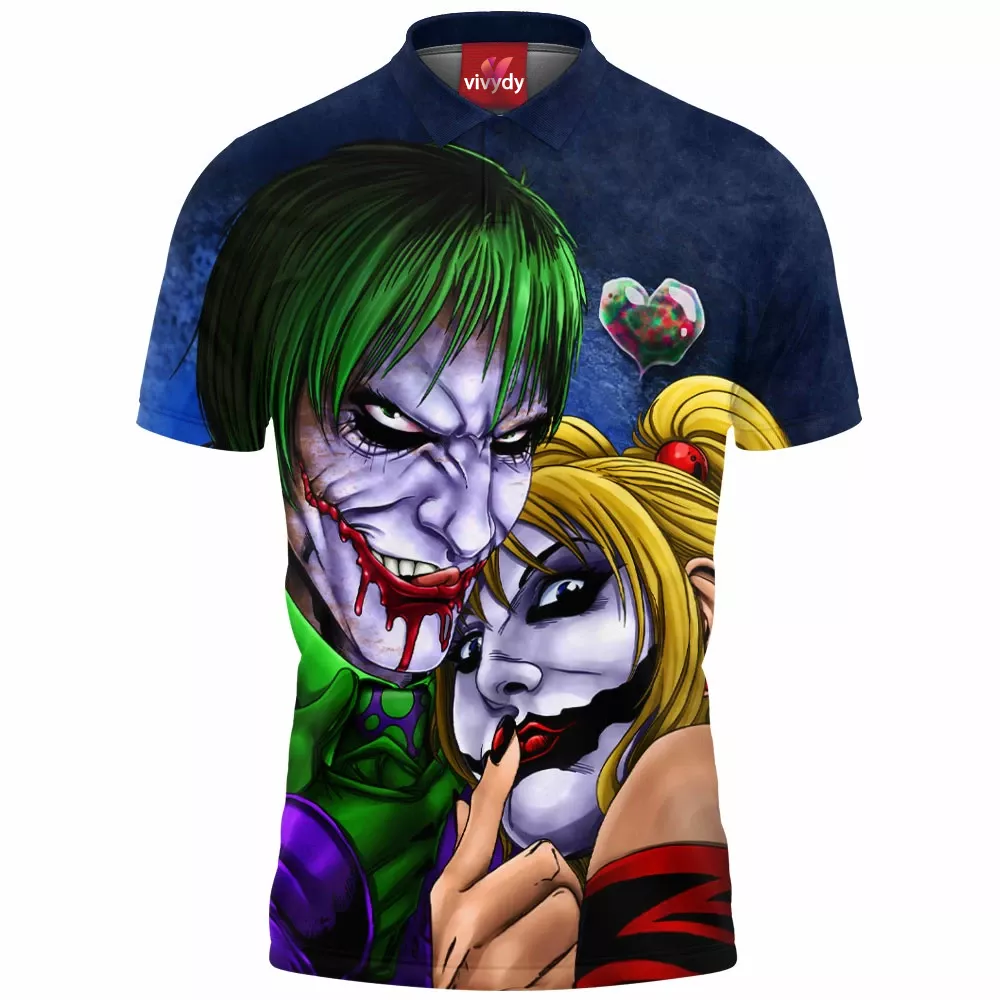 Joker And Harley Polo Shirt