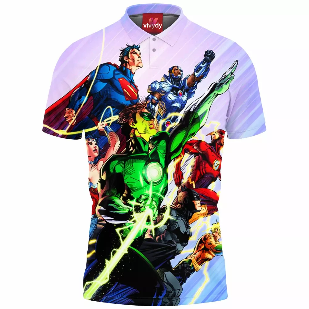 Justice League Polo Shirt