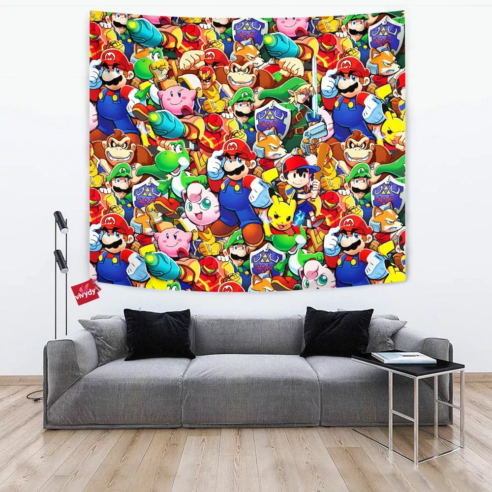 Smash Bros Tapestry