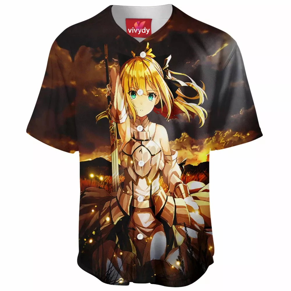 Saber Fate Baseball Jersey