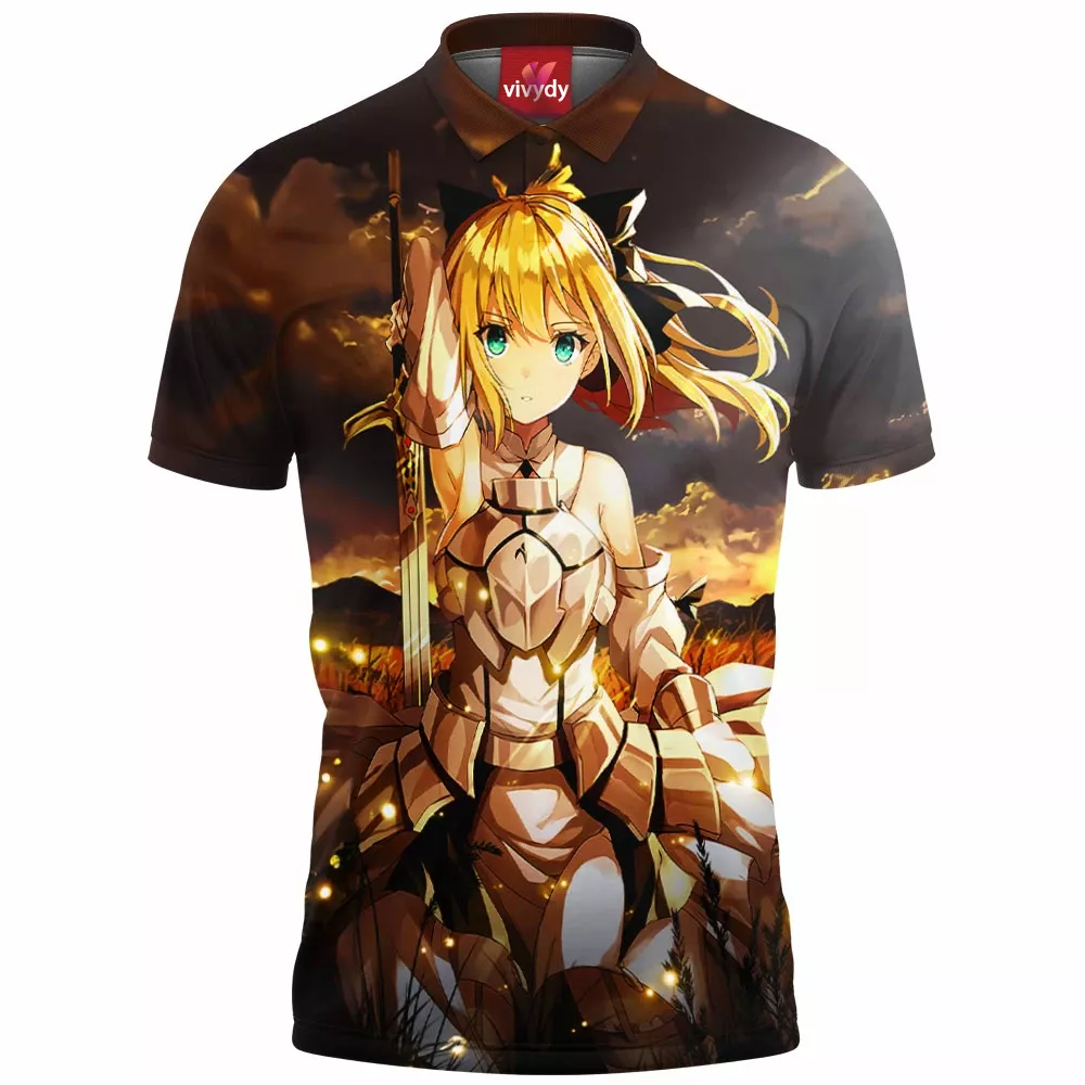 Saber Fate Polo Shirt