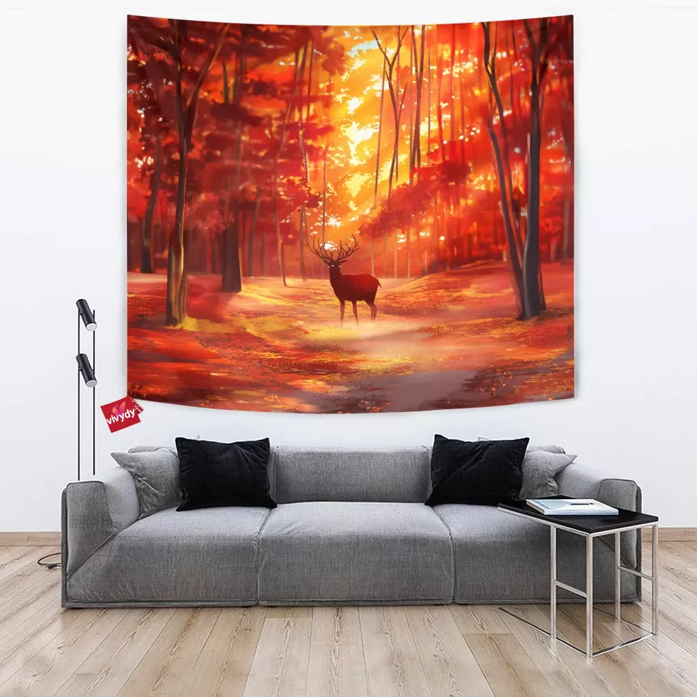 Autumn Stag Tapestry