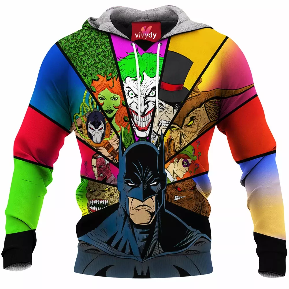 Batman And Villains Hoodie