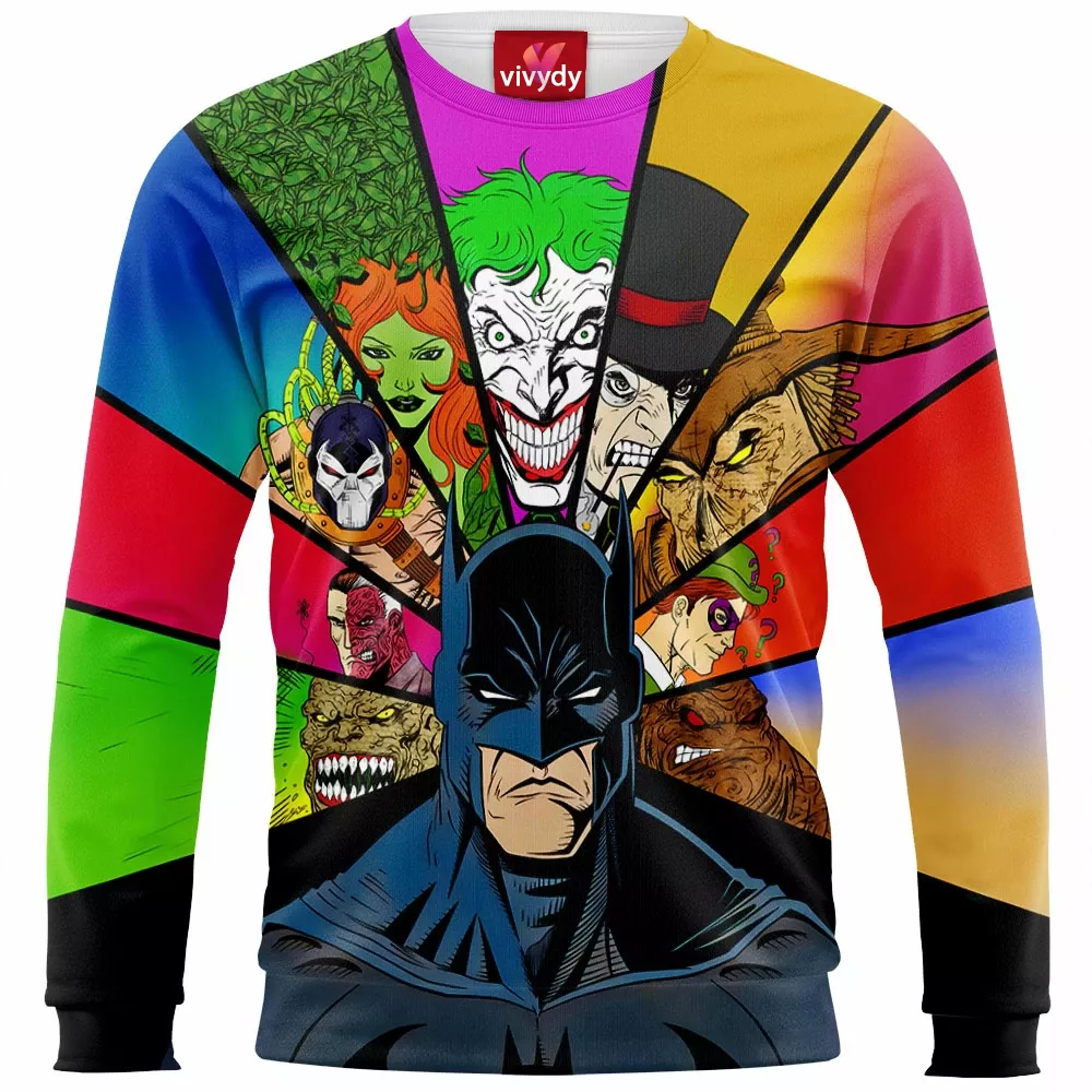 Batman And Villains Sweatshirt