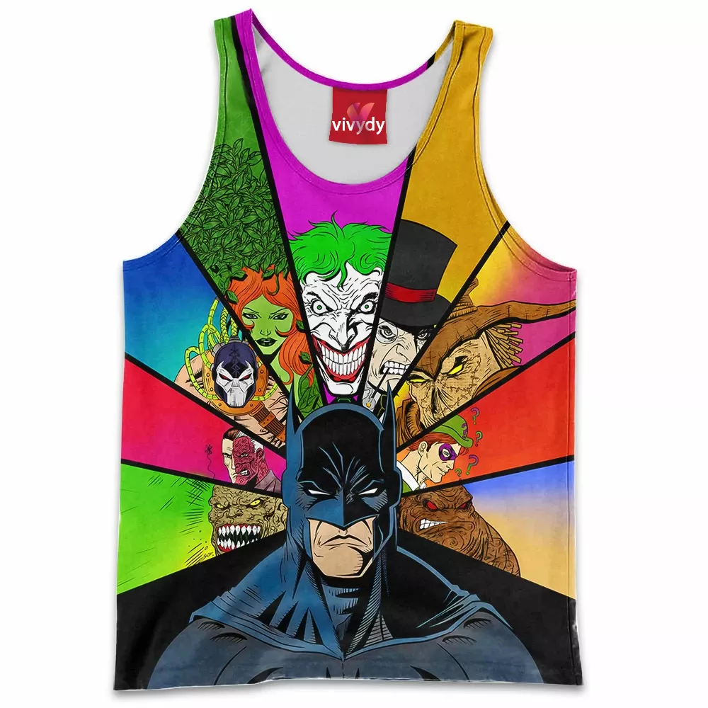 Batman And Villains Tank Top