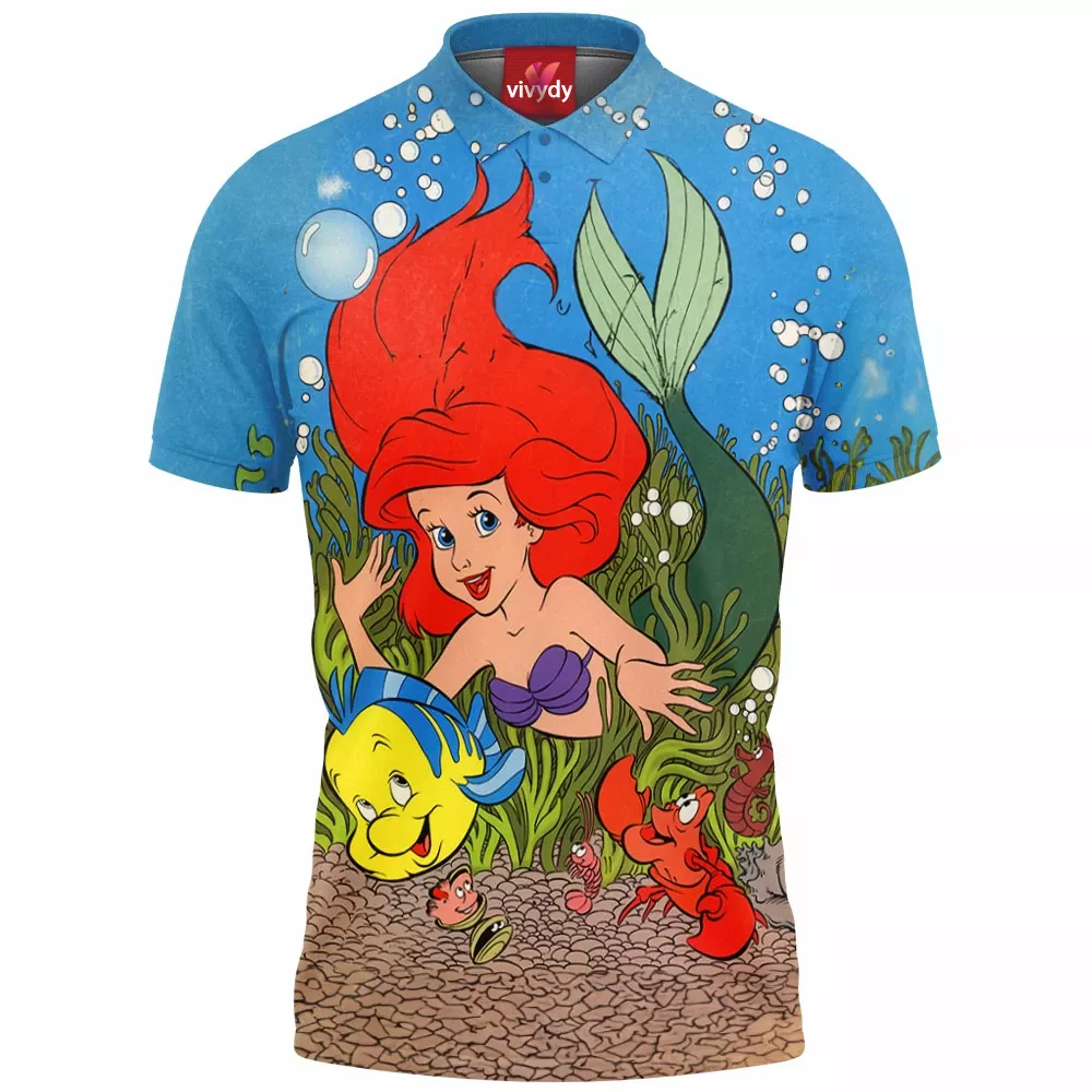 The Little Mermaid Polo Shirt