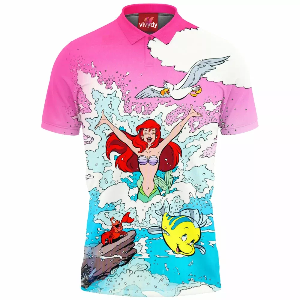 The Little Mermaid Polo Shirt