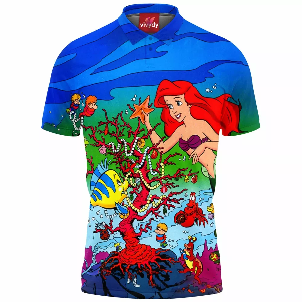 The Little Mermaid Polo Shirt