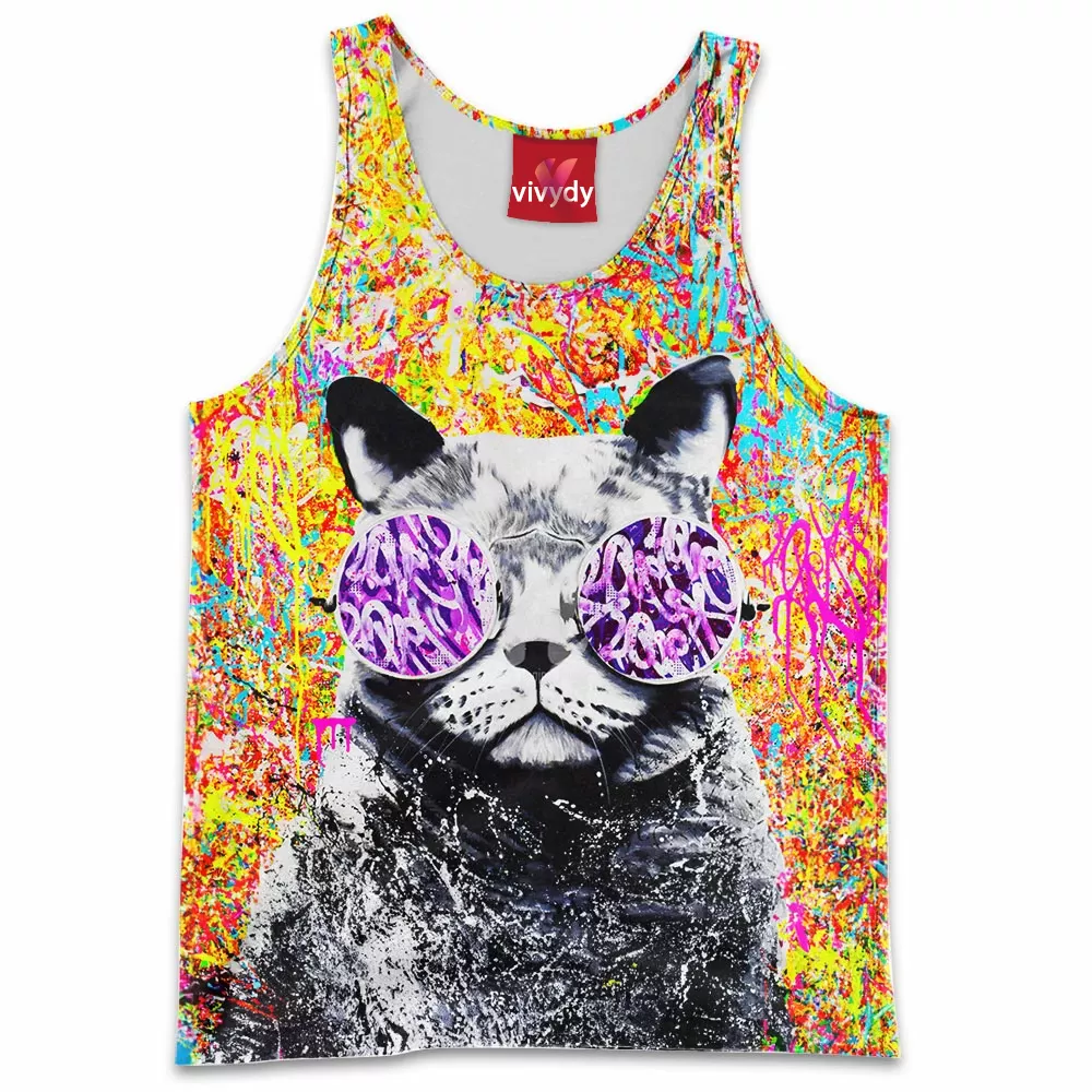 Cat,Meow Tank Top