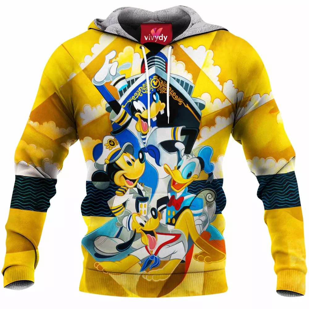 Mickey Mouse Goofy Donald Duck Pluto Animated Hoodie