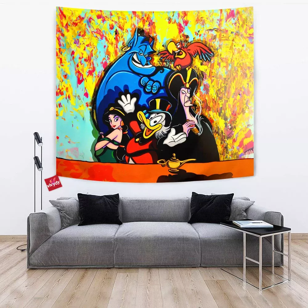 Animated Characters Tapestry