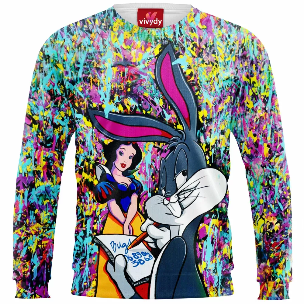 Bugs Bunny Snow White Sweatshirt