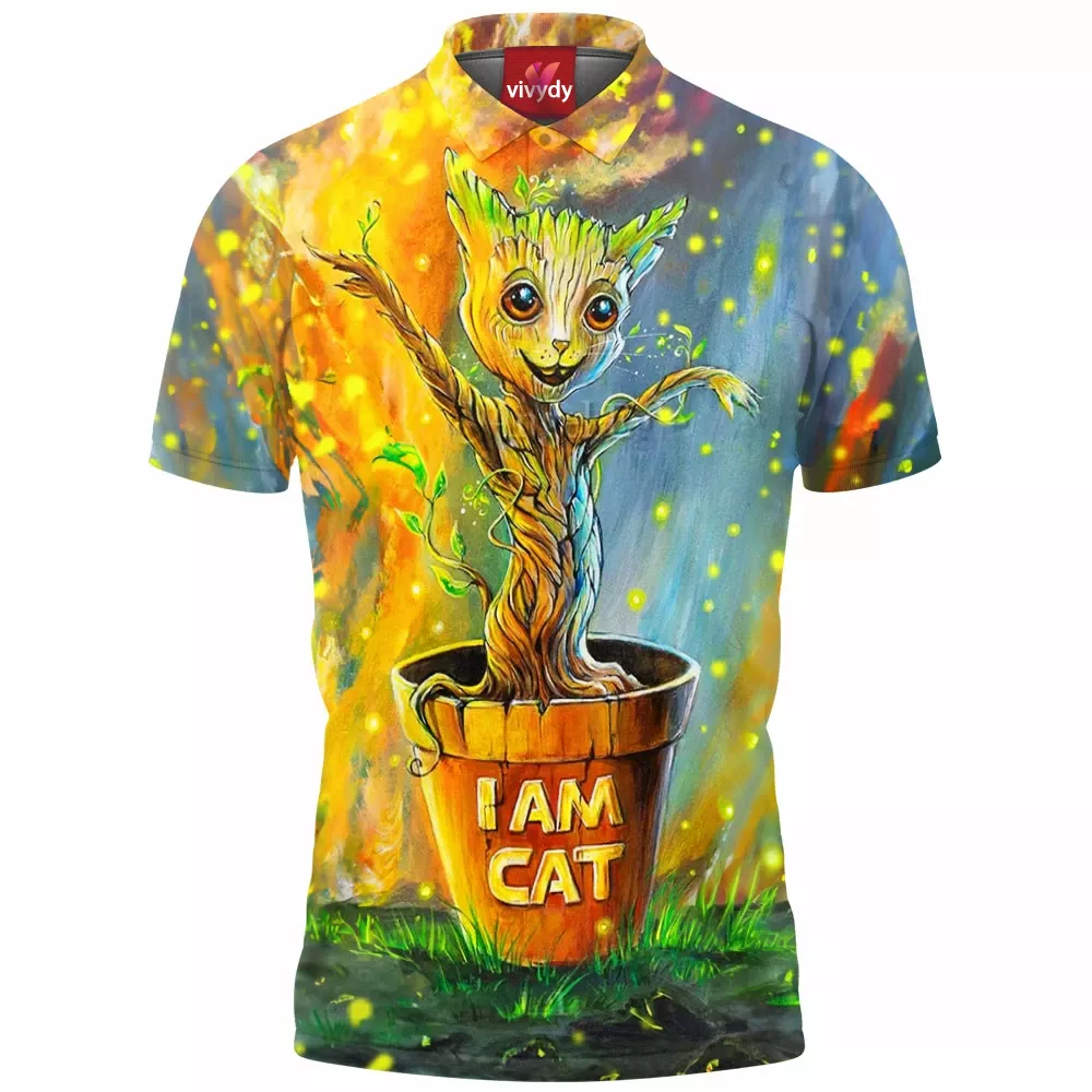 Groot x Cat Polo Shirt