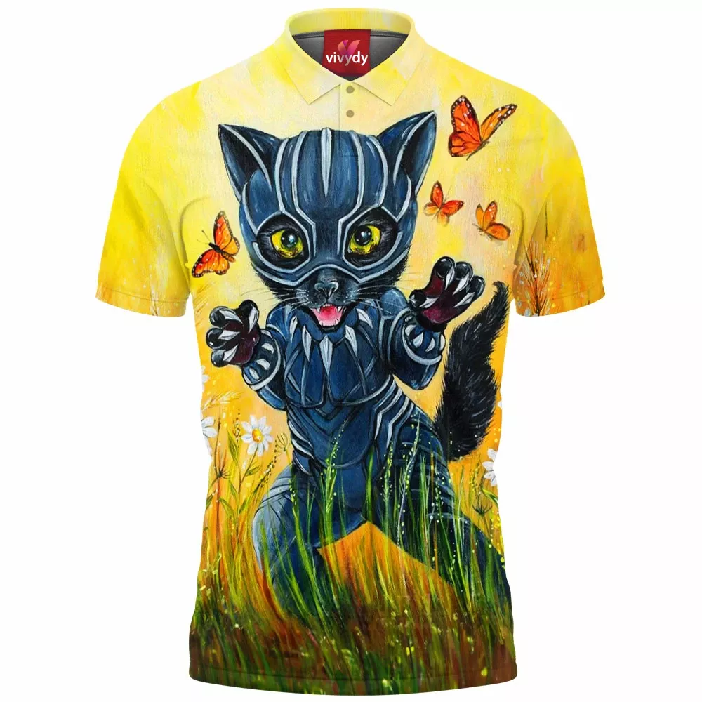 Kitty Black Panther Polo Shirt