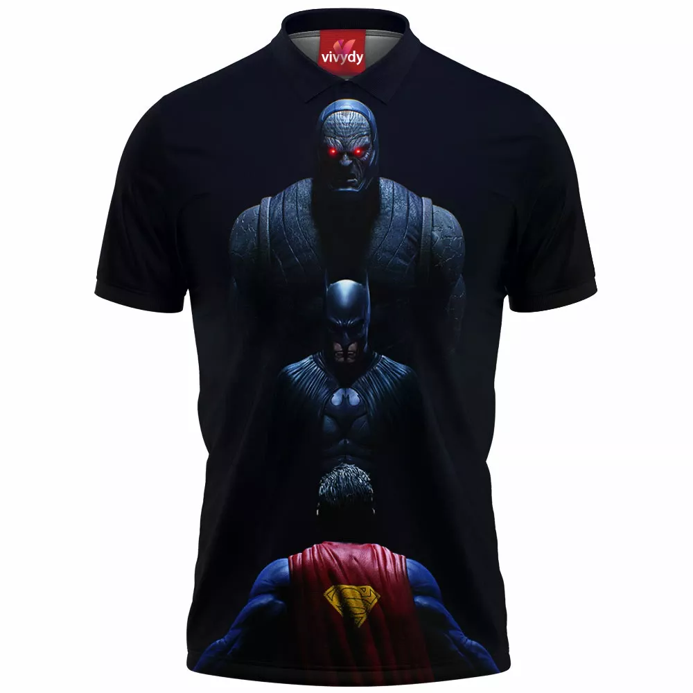 Darkseid Batman Superman Polo Shirt