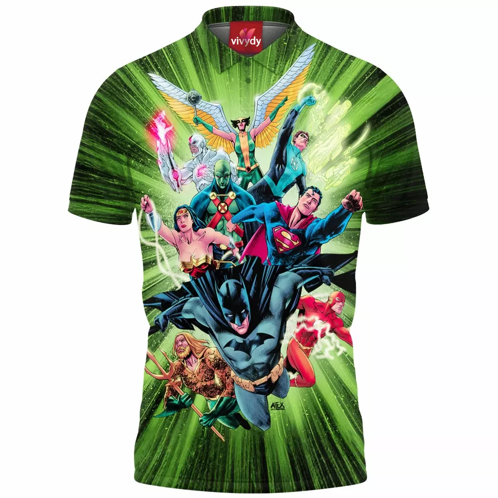 Justice League Polo Shirt