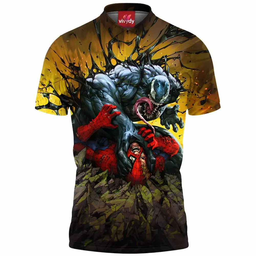 Venom Spider-man Polo Shirt